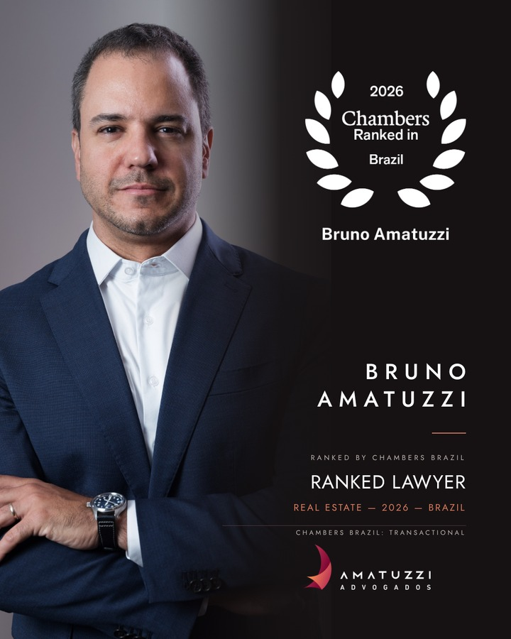Bruno Amatuzzi, advogado ranqueado, Real Estate, Chambers Brazil 2026