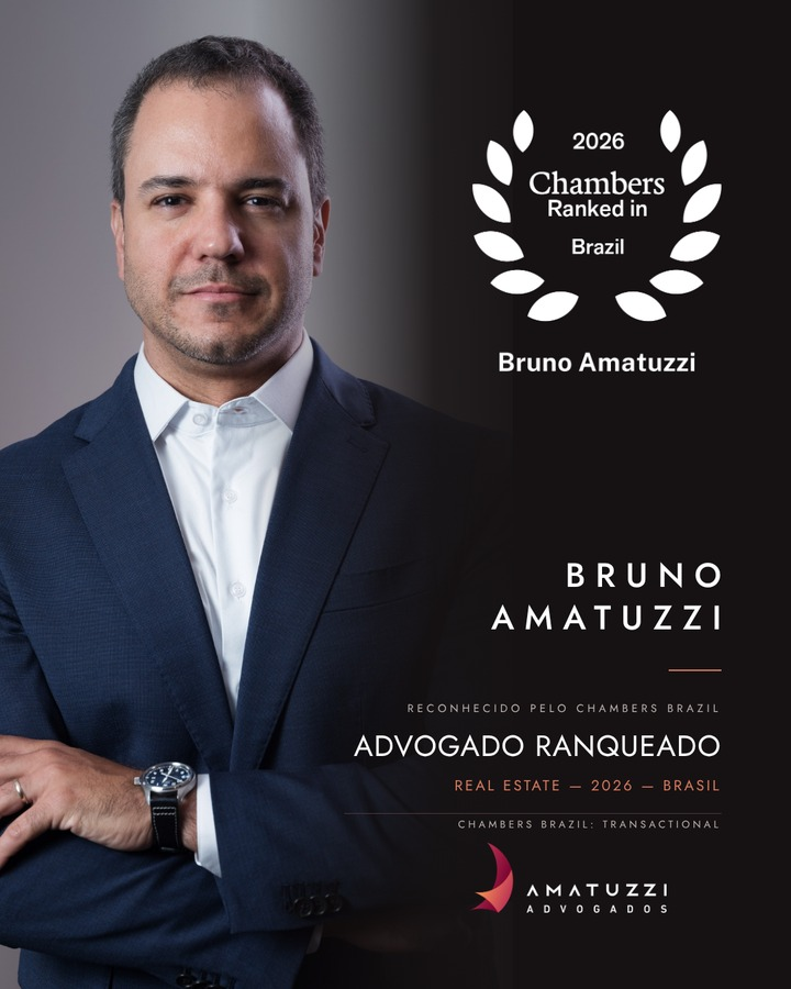 Bruno Amatuzzi, advogado ranqueado, Real Estate, Chambers Brazil 2026