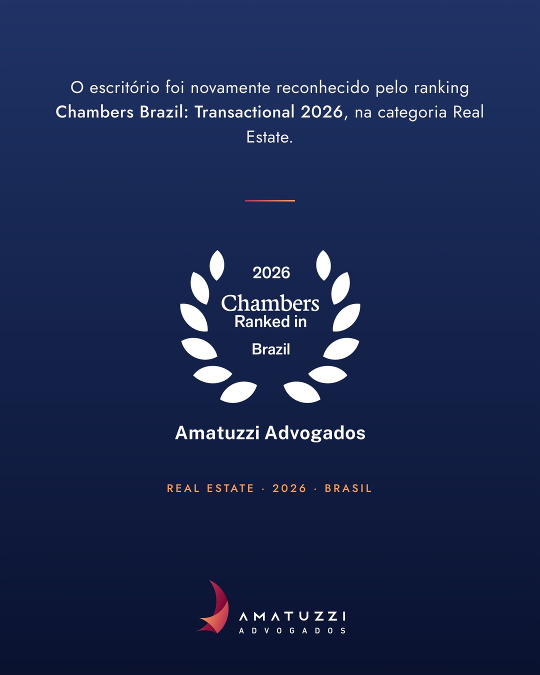 Amatuzzi Advogados, Chambers Brazil 2026, Real Estate