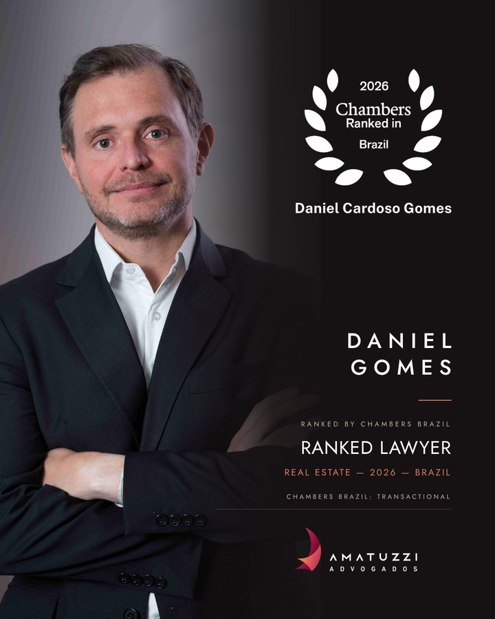 Daniel Cardoso Gomes, advogado ranqueado, Real Estate, Chambers Brazil 2026