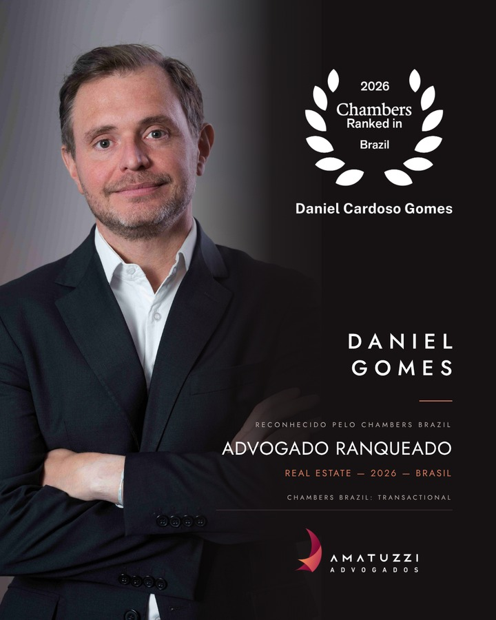 Daniel Cardoso Gomes, advogado ranqueado, Real Estate, Chambers Brazil 2026