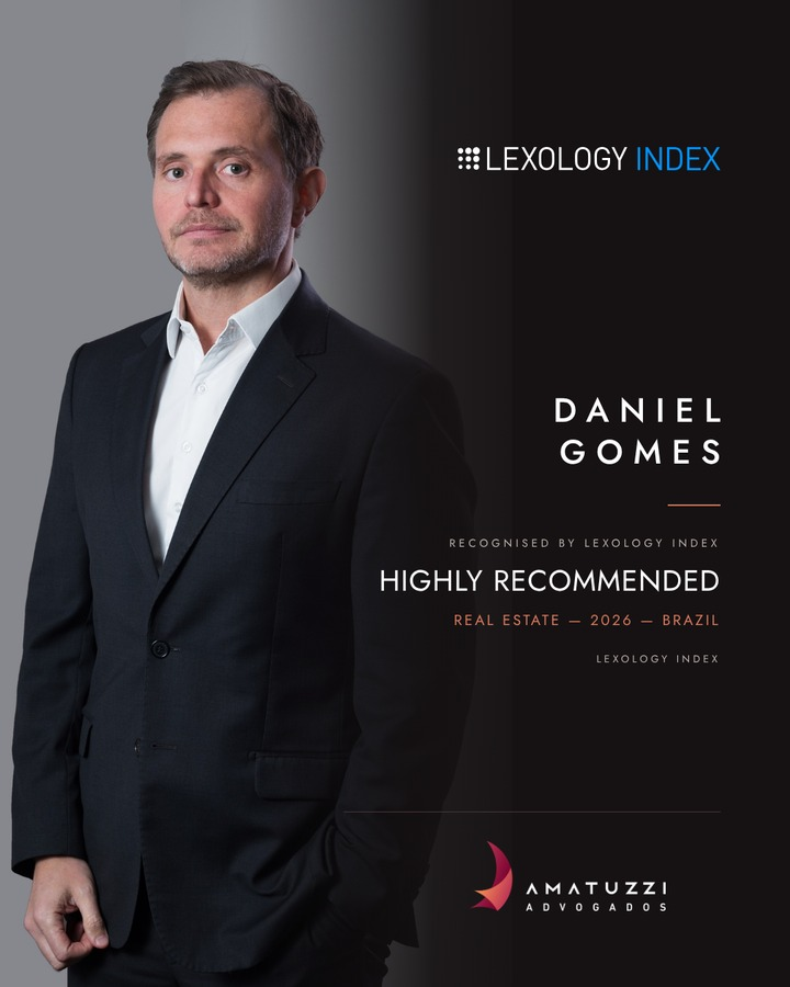 Daniel Cardoso Gomes, Highly Recommended, Real Estate, Lexology Index 2026