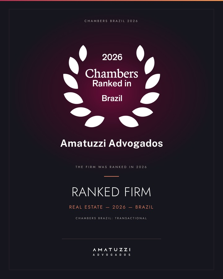 Amatuzzi Advogados, Chambers Brazil 2026, escritório ranqueado, Real Estate, Brasil