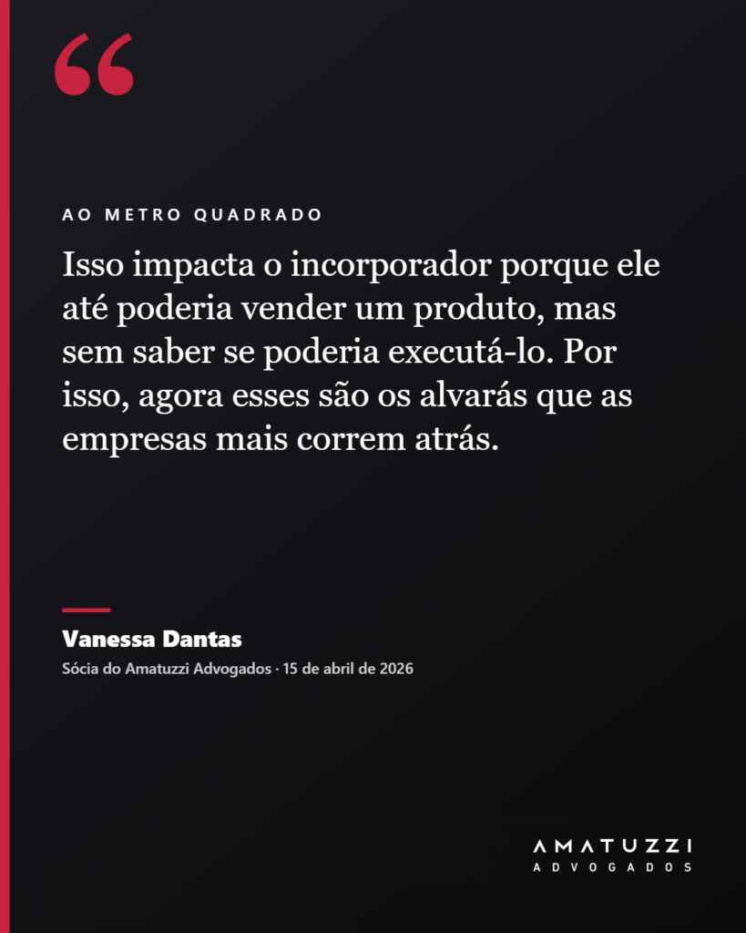 Depois de Fachin, a corrida pelos alvarás: Vanessa Dantas ao Metro Quadrado